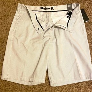 Mens Hurley pin stripe shorts